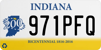 IN license plate 971PFQ