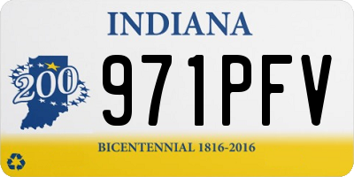 IN license plate 971PFV