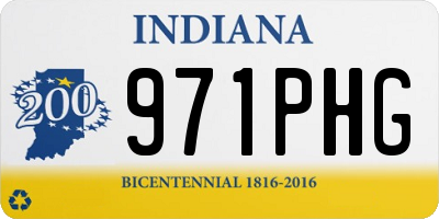 IN license plate 971PHG