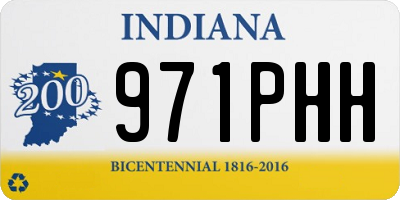 IN license plate 971PHH