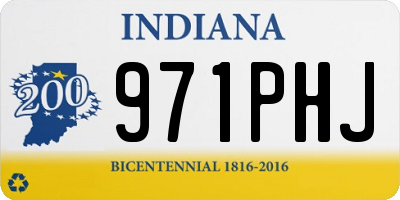 IN license plate 971PHJ
