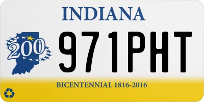IN license plate 971PHT