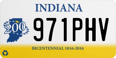 IN license plate 971PHV