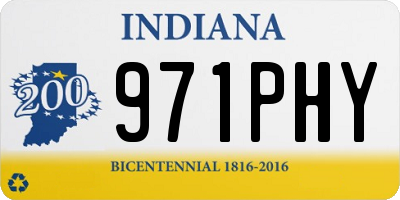 IN license plate 971PHY