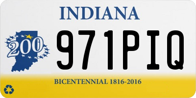 IN license plate 971PIQ