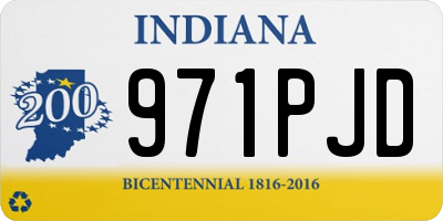 IN license plate 971PJD