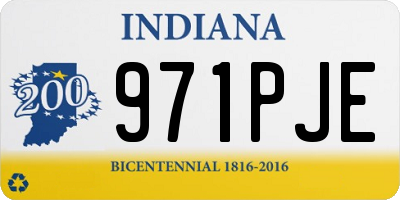 IN license plate 971PJE