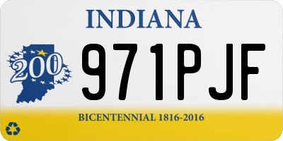 IN license plate 971PJF