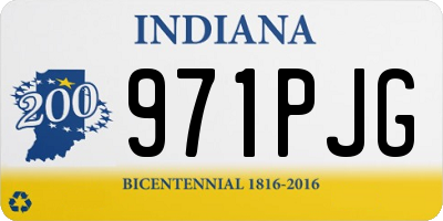 IN license plate 971PJG