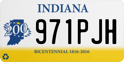 IN license plate 971PJH