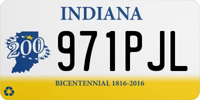 IN license plate 971PJL