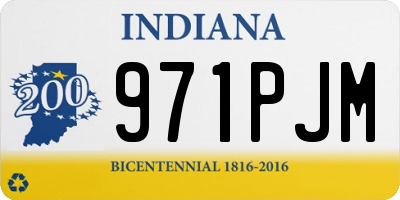 IN license plate 971PJM