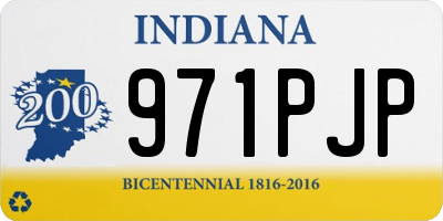 IN license plate 971PJP