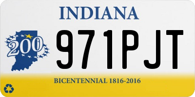 IN license plate 971PJT