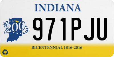 IN license plate 971PJU