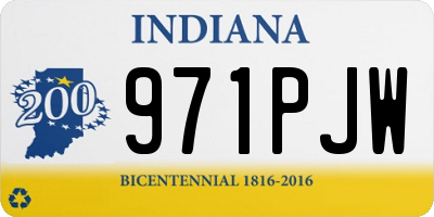 IN license plate 971PJW
