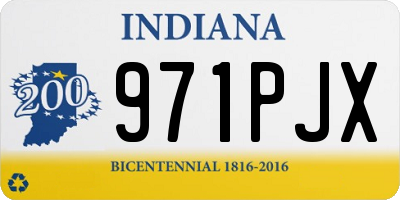 IN license plate 971PJX