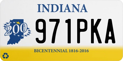 IN license plate 971PKA