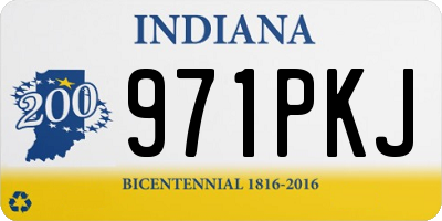 IN license plate 971PKJ