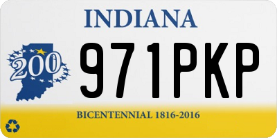 IN license plate 971PKP