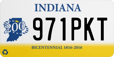 IN license plate 971PKT