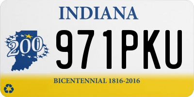 IN license plate 971PKU