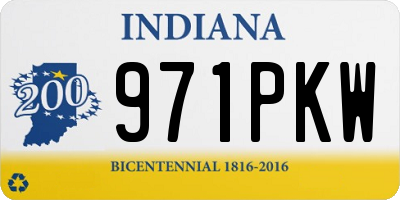 IN license plate 971PKW