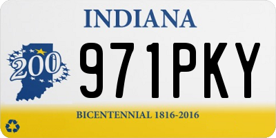 IN license plate 971PKY