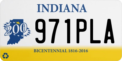 IN license plate 971PLA