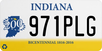 IN license plate 971PLG