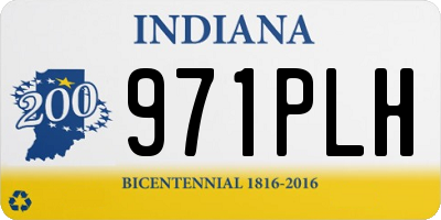 IN license plate 971PLH