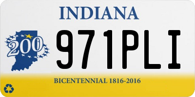 IN license plate 971PLI