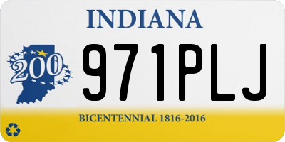 IN license plate 971PLJ