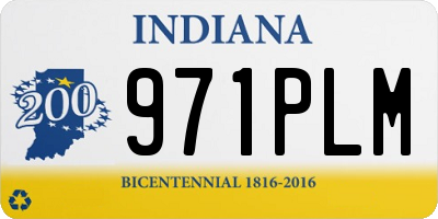 IN license plate 971PLM