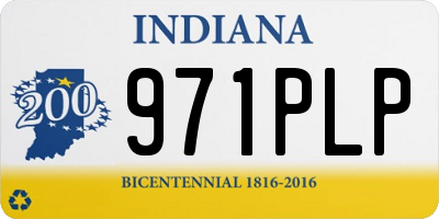 IN license plate 971PLP