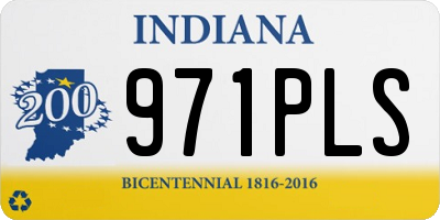 IN license plate 971PLS