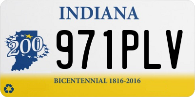 IN license plate 971PLV
