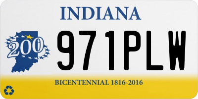 IN license plate 971PLW