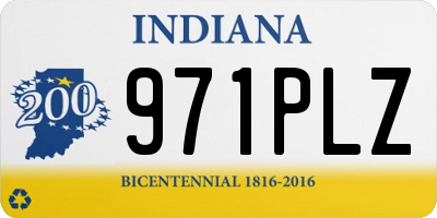 IN license plate 971PLZ