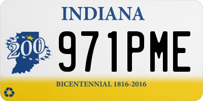 IN license plate 971PME