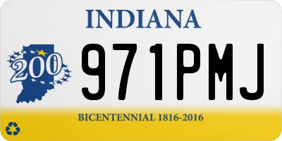 IN license plate 971PMJ