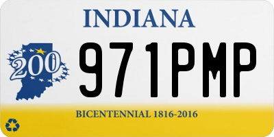IN license plate 971PMP