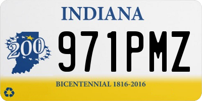 IN license plate 971PMZ