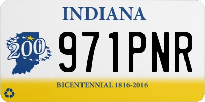 IN license plate 971PNR