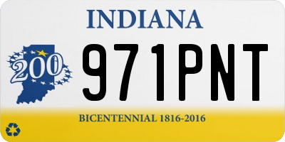 IN license plate 971PNT