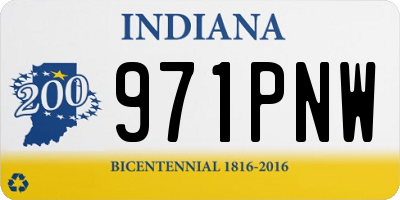 IN license plate 971PNW