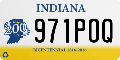 IN license plate 971POQ