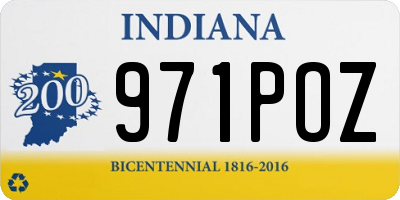 IN license plate 971POZ