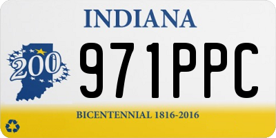 IN license plate 971PPC