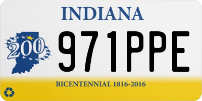 IN license plate 971PPE